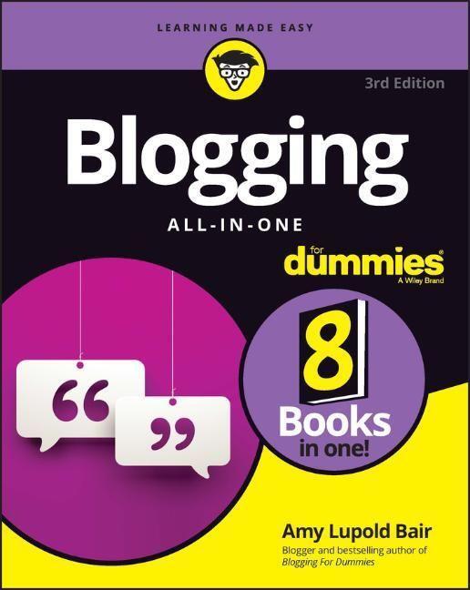 Cover: 9781119989011 | Blogging All-in-One For Dummies | Amy Lupold Bair | Taschenbuch | 2023