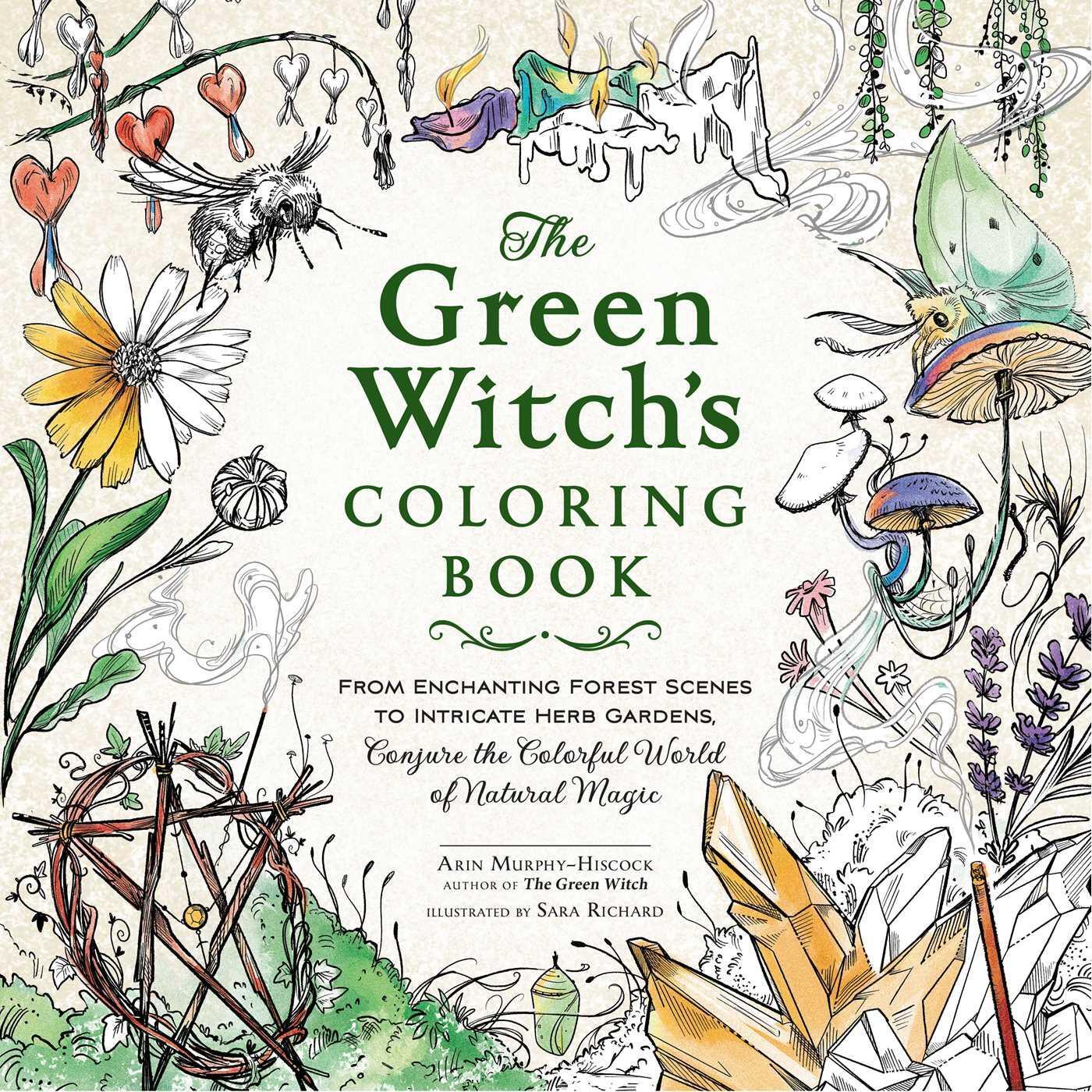 Cover: 9781507221068 | The Green Witch's Coloring Book | Arin Murphy-Hiscock | Taschenbuch