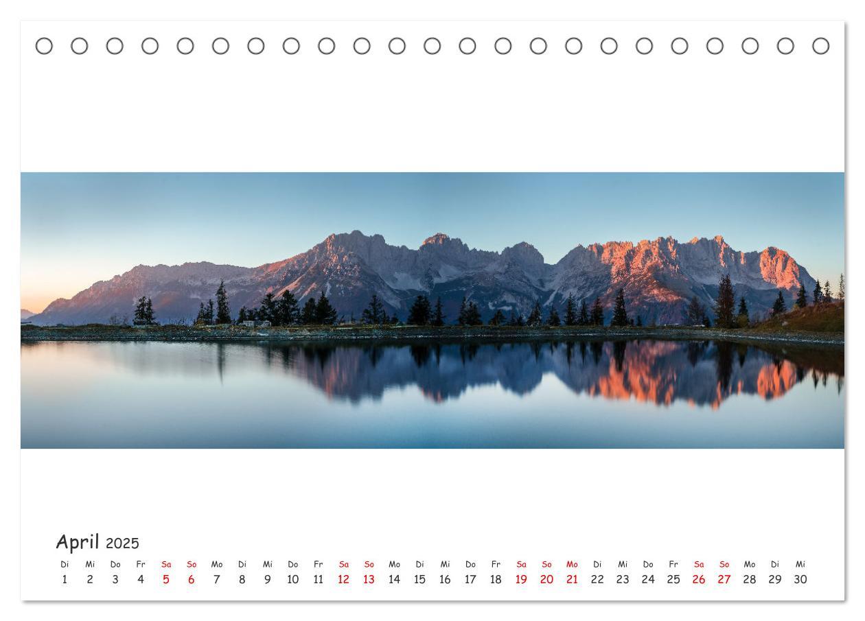 Bild: 9783383987588 | Wilder Kaiser Panorama 2025 (Tischkalender 2025 DIN A5 quer),...