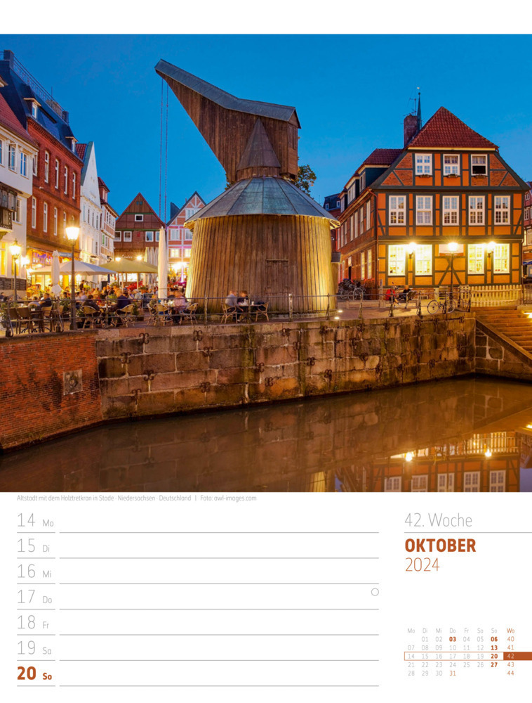 Bild: 9783838434100 | Europa neu entdeckt - Wochenplaner Kalender 2024 | Kunstverlag | 56 S.