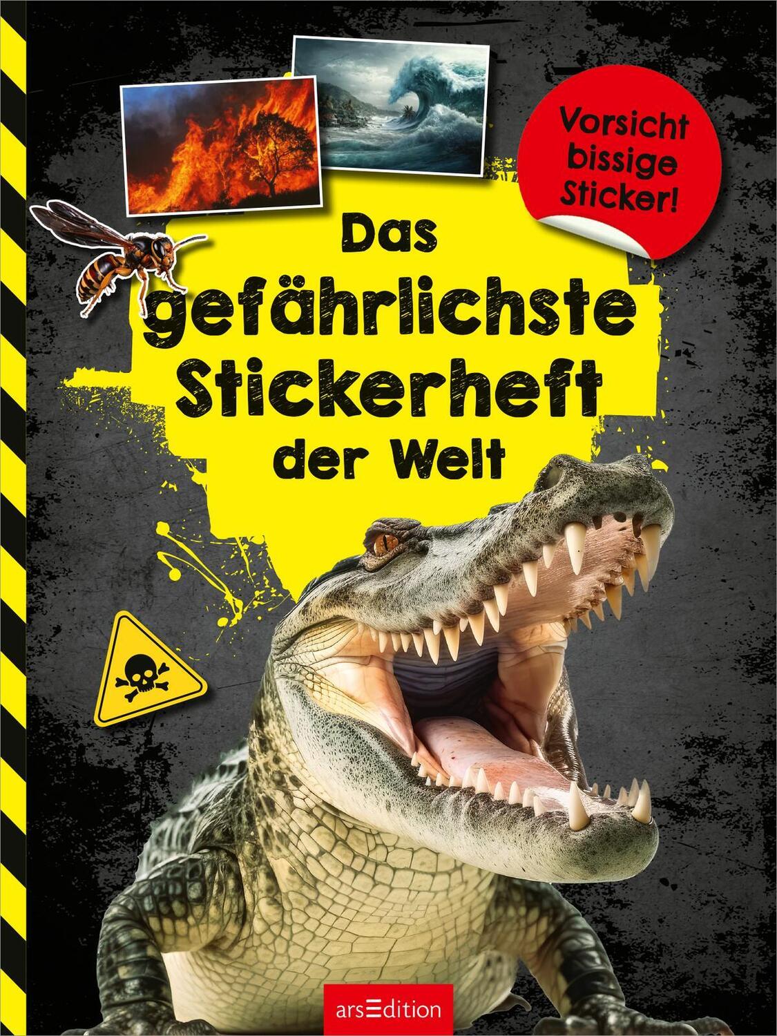 Bild: 9783845859248 | Das gefährlichste Stickerheft der Welt | Vorsicht bissige Sticker!