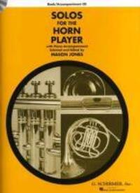 Cover: 9781617806230 | Solos for the Horn Player Book &amp; CD | Mason Ed Jones | Taschenbuch