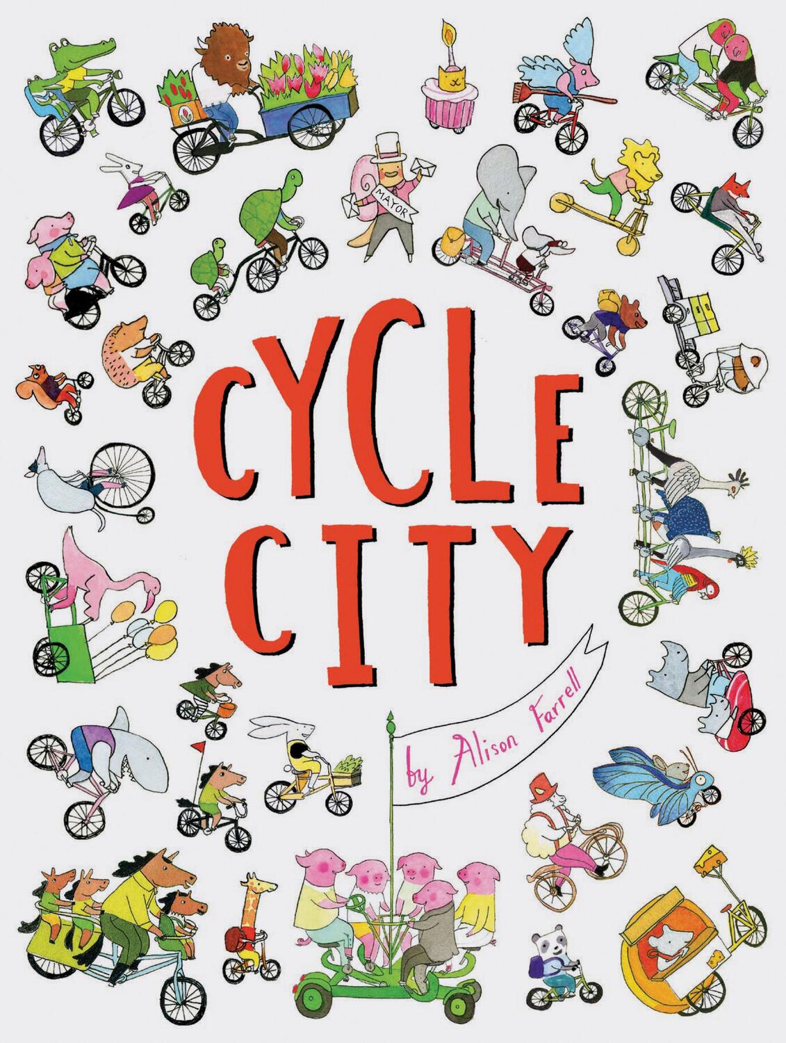 Cover: 9781452163345 | Cycle City: (City Books for Kids, Find and Seek Books) | Farrell
