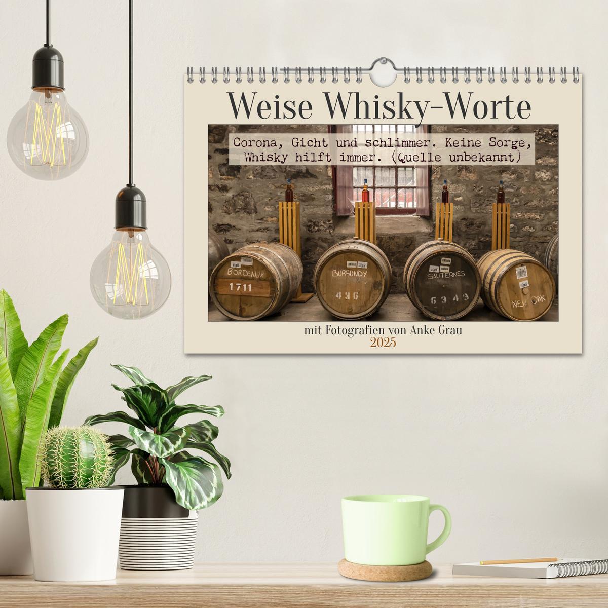 Bild: 9783383954238 | Weise Whisky-Worte (Wandkalender 2025 DIN A4 quer), CALVENDO...