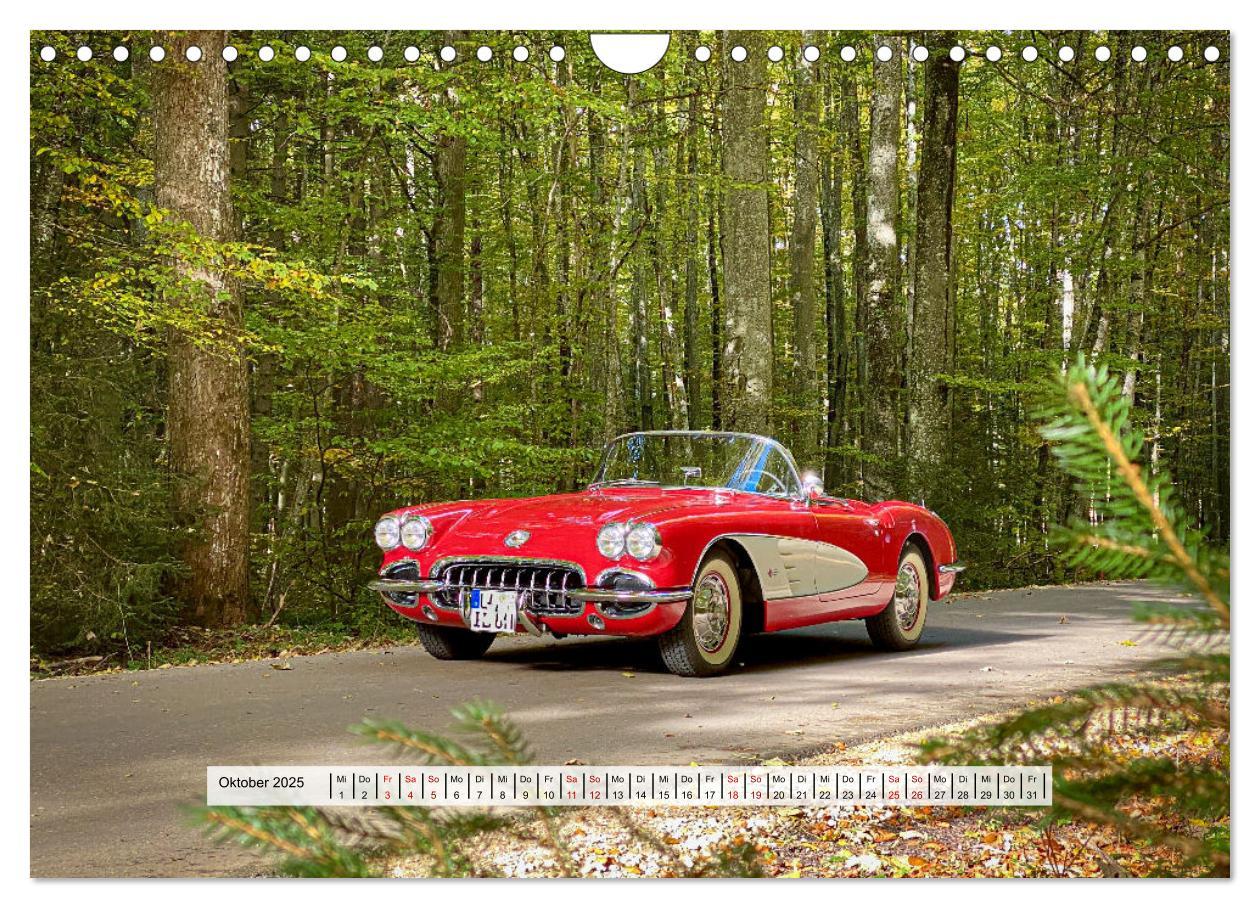 Bild: 9783383998829 | American Deam Car Corvette C1 (Wandkalender 2025 DIN A4 quer),...