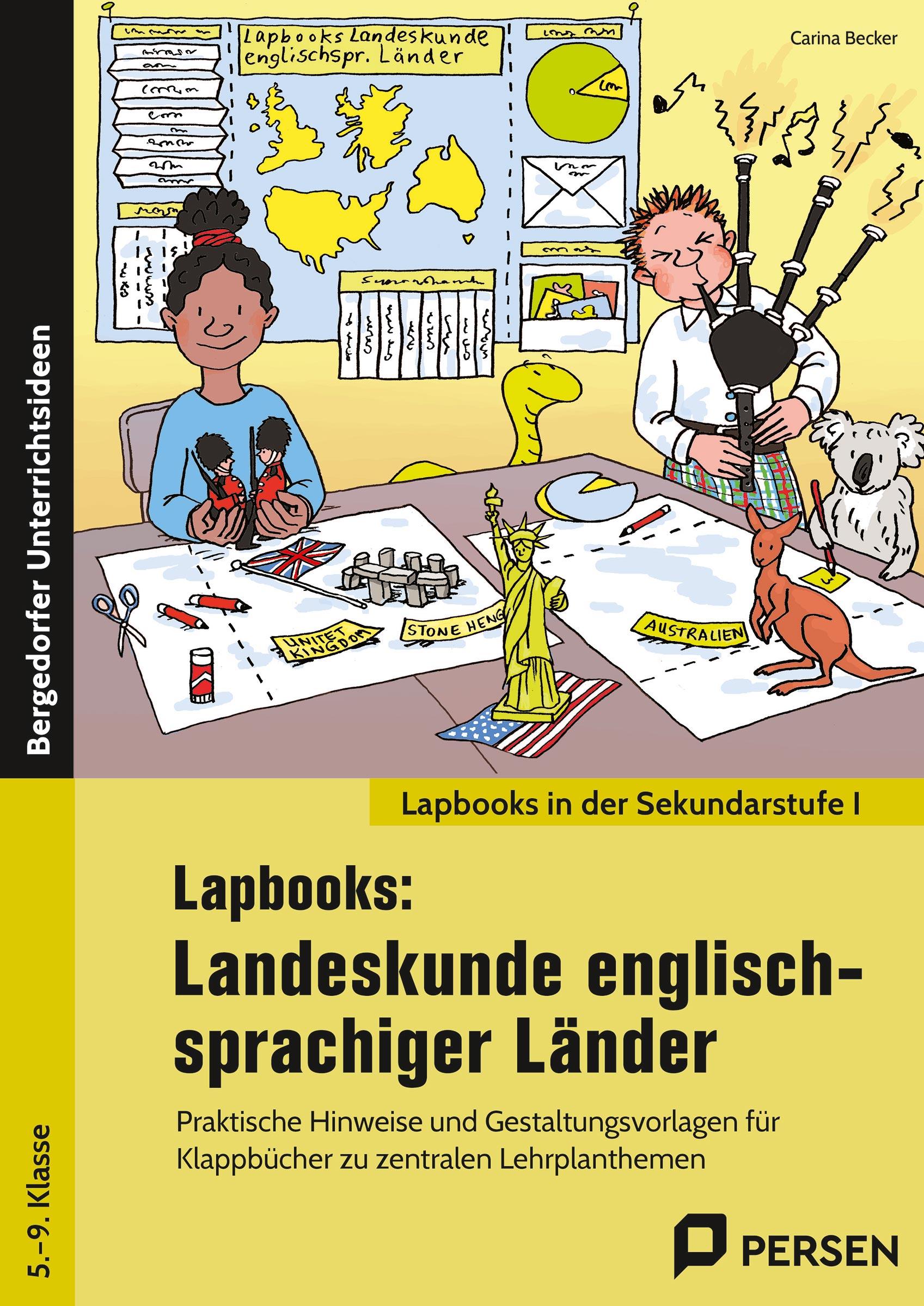 Cover: 9783403208730 | Lapbooks: Landeskunde englischsprachiger Länder | Carina Becker | 2025