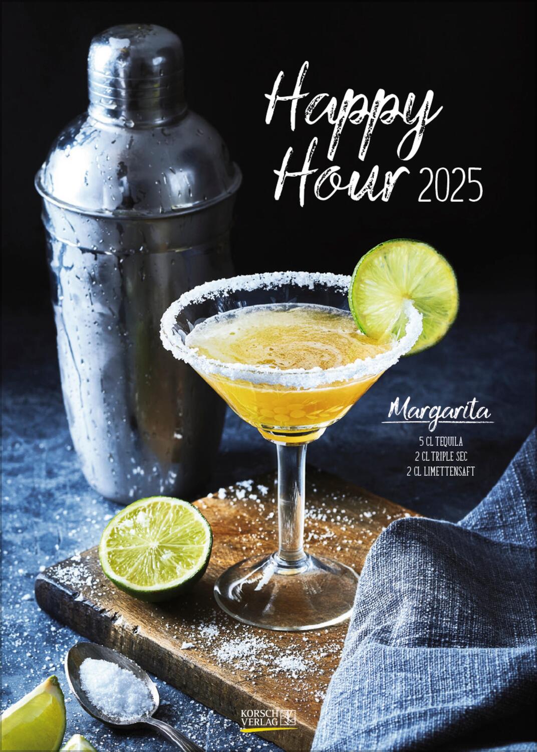 Cover: 9783731880110 | Happy Hour 2025 | Verlag Korsch | Kalender | Spiralbindung | 14 S.