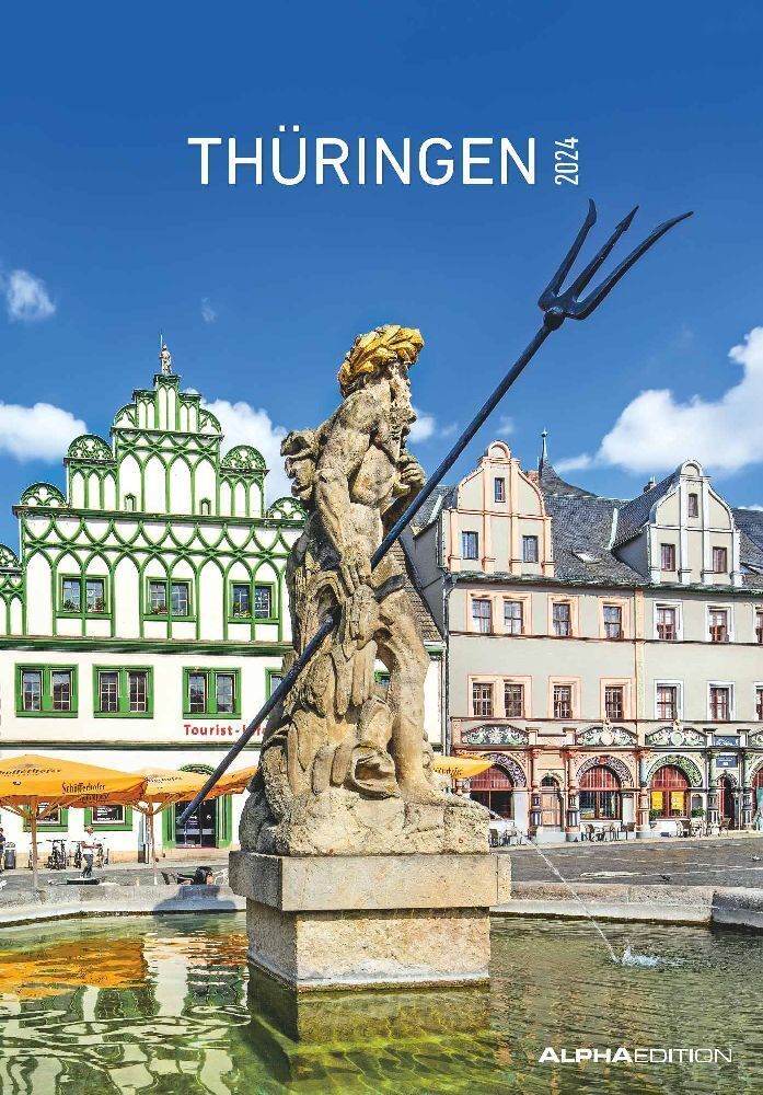 Cover: 4251732334994 | Thüringen 2024 - Bild-Kalender 23,7x34 cm - Regional-Kalender -...