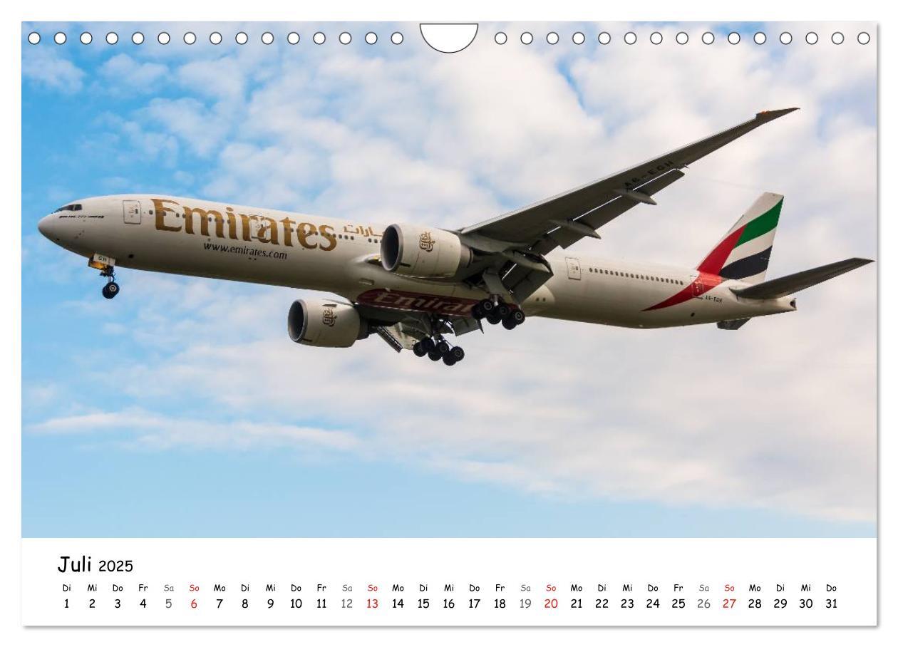 Bild: 9783435778812 | Airliners in Frankfurt (Wandkalender 2025 DIN A4 quer), CALVENDO...