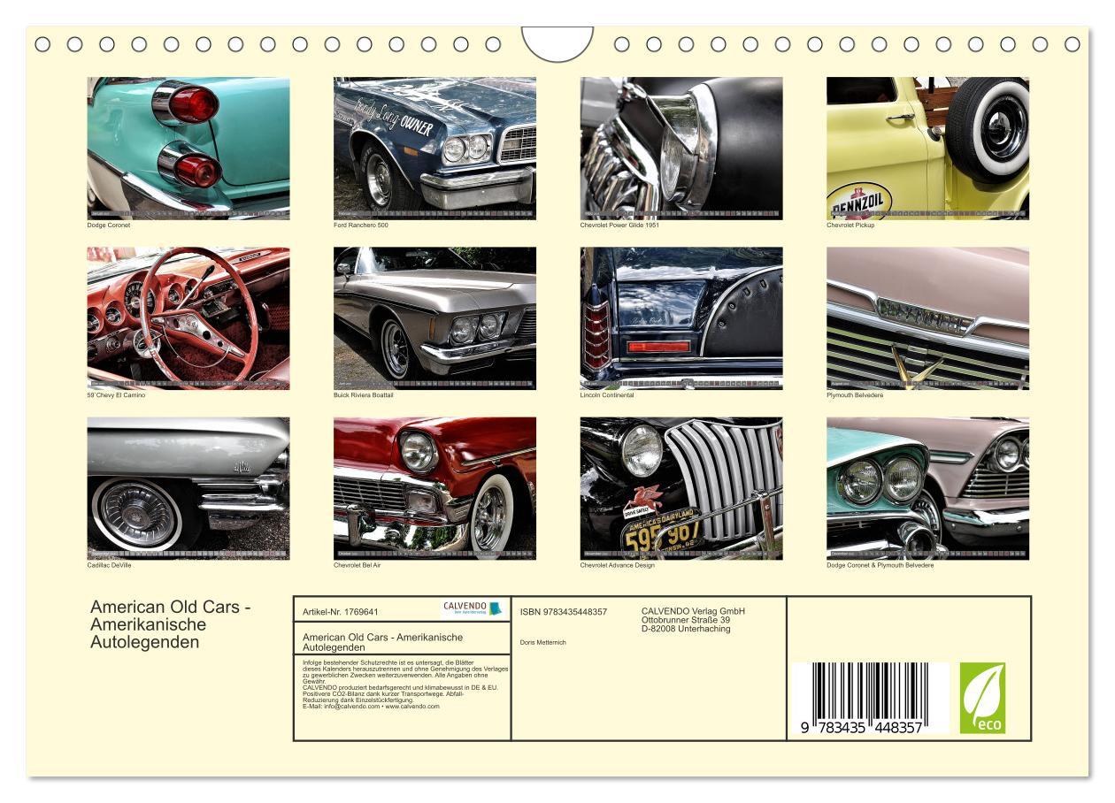 Bild: 9783435448357 | American Old Cars - Amerikanische Autolegenden (Wandkalender 2025...