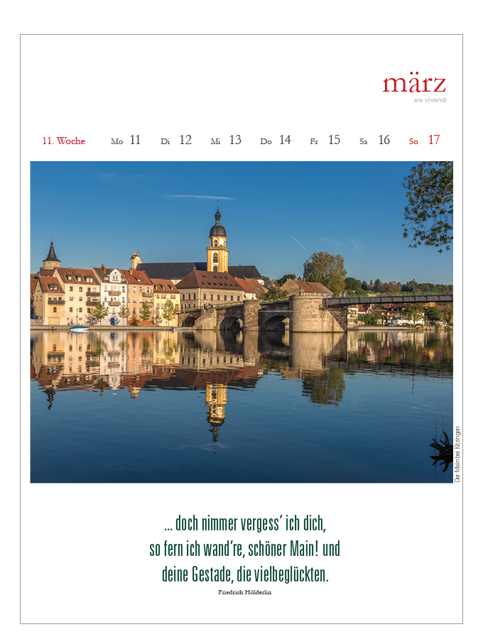 Bild: 9783747204962 | Literarischer Franken - Kalender 2024 | Wochenkalender | Kalender