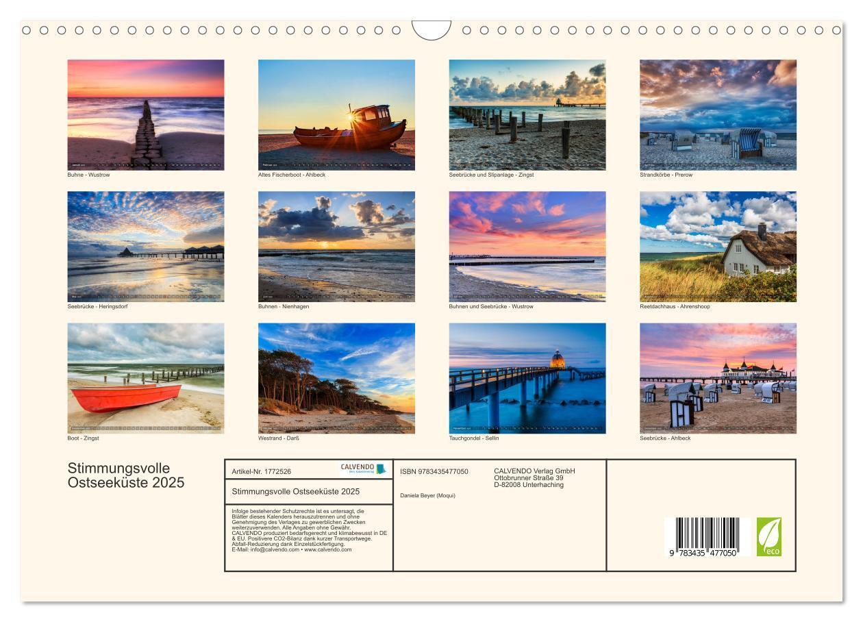 Bild: 9783435477050 | Stimmungsvolle Ostseeküste 2025 (Wandkalender 2025 DIN A3 quer),...