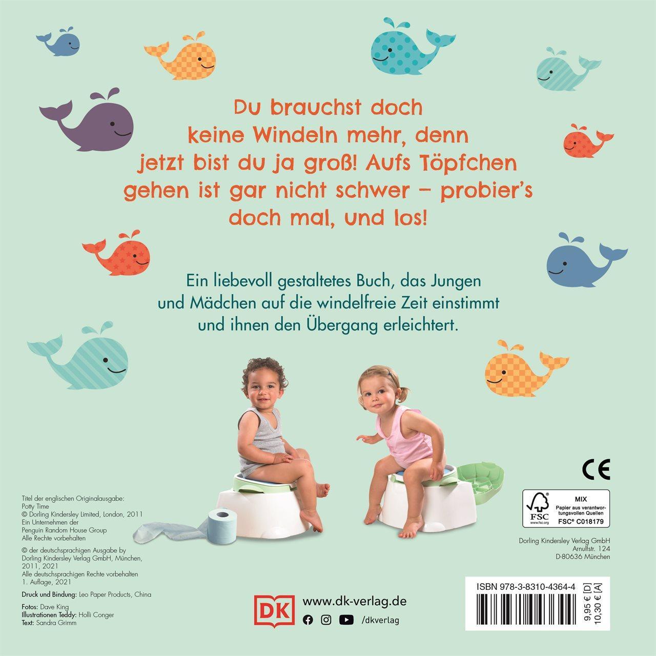 Rückseite: 9783831043644 | Mein Töpfchen-Buch | Sandra Grimm | Buch | 14 S. | Deutsch | 2022