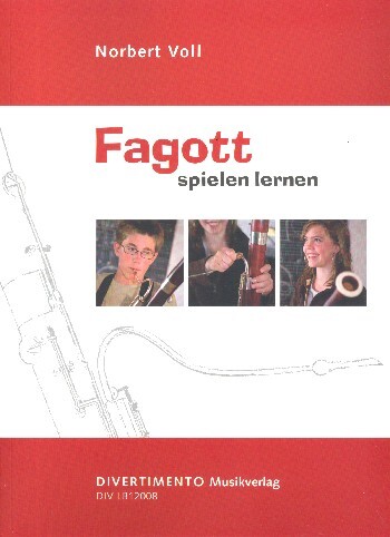 Cover: 9790000001282 | Fagott spielen lernen | Divertimento Musikverlag | EAN 9790000001282