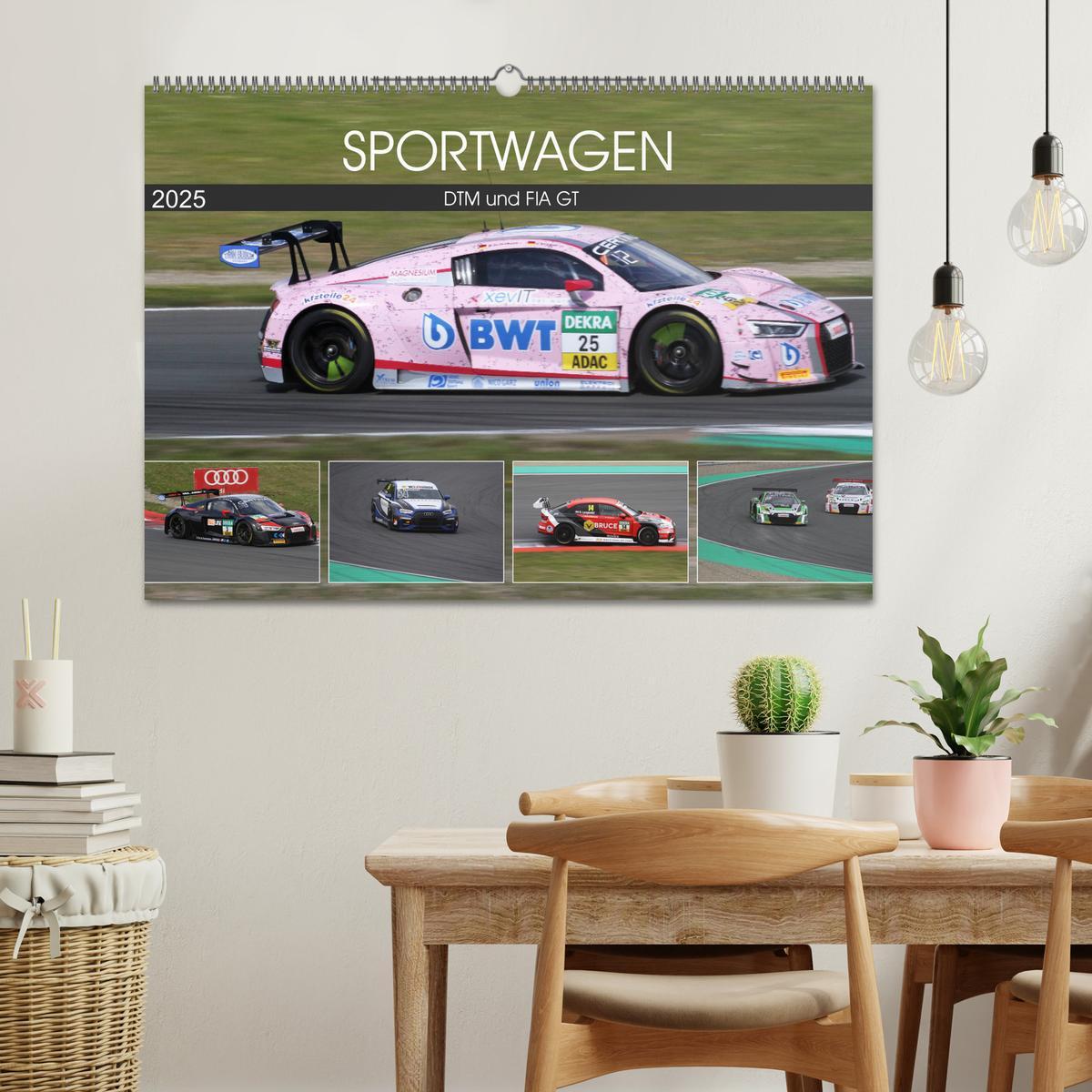 Bild: 9783435718634 | SPORTWAGEN DTM und FIA GT (Wandkalender 2025 DIN A2 quer), CALVENDO...