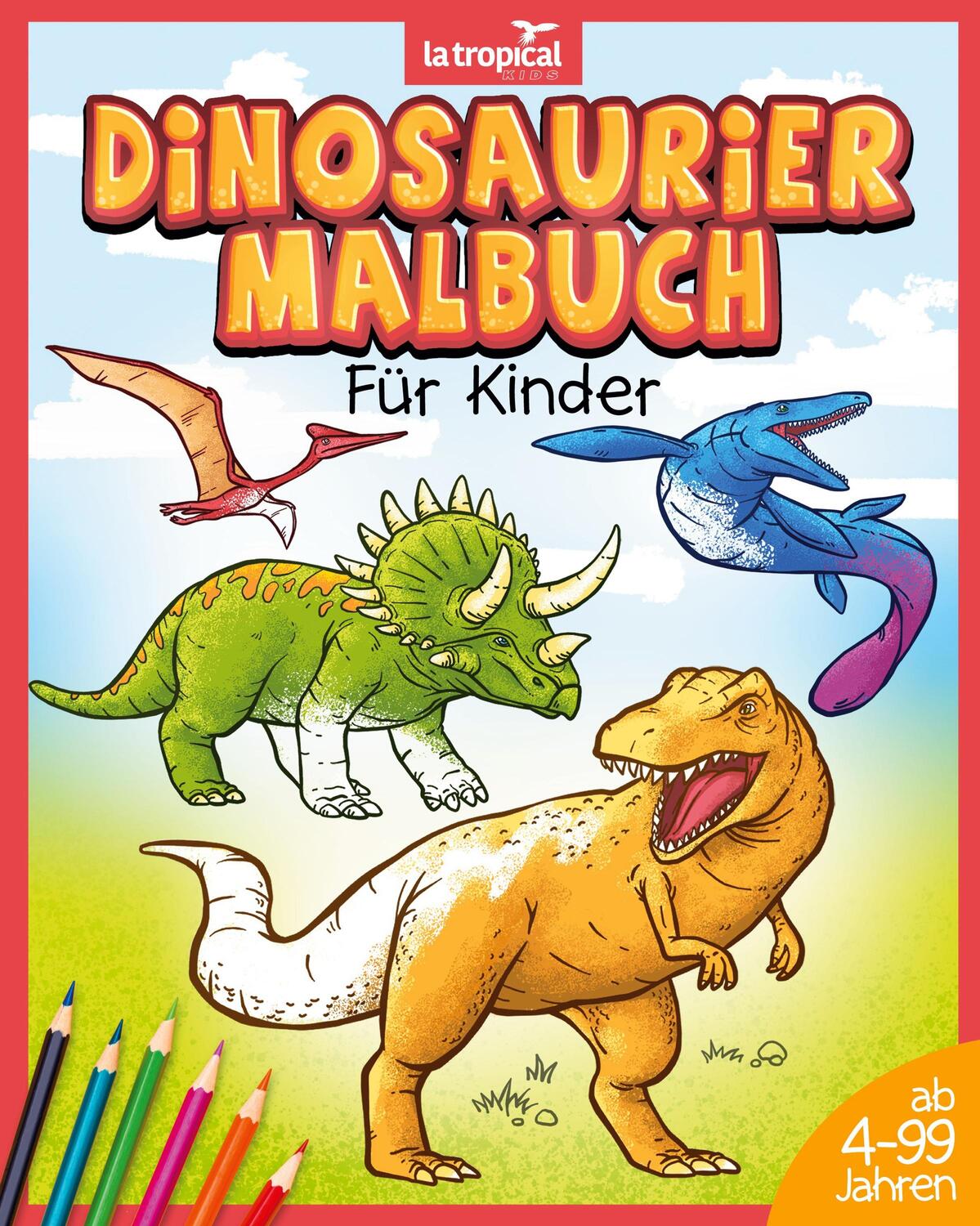 Cover: 9783969080313 | Dinosaurier Malbuch für Kinder | David Ludwig | Taschenbuch | 68 S.