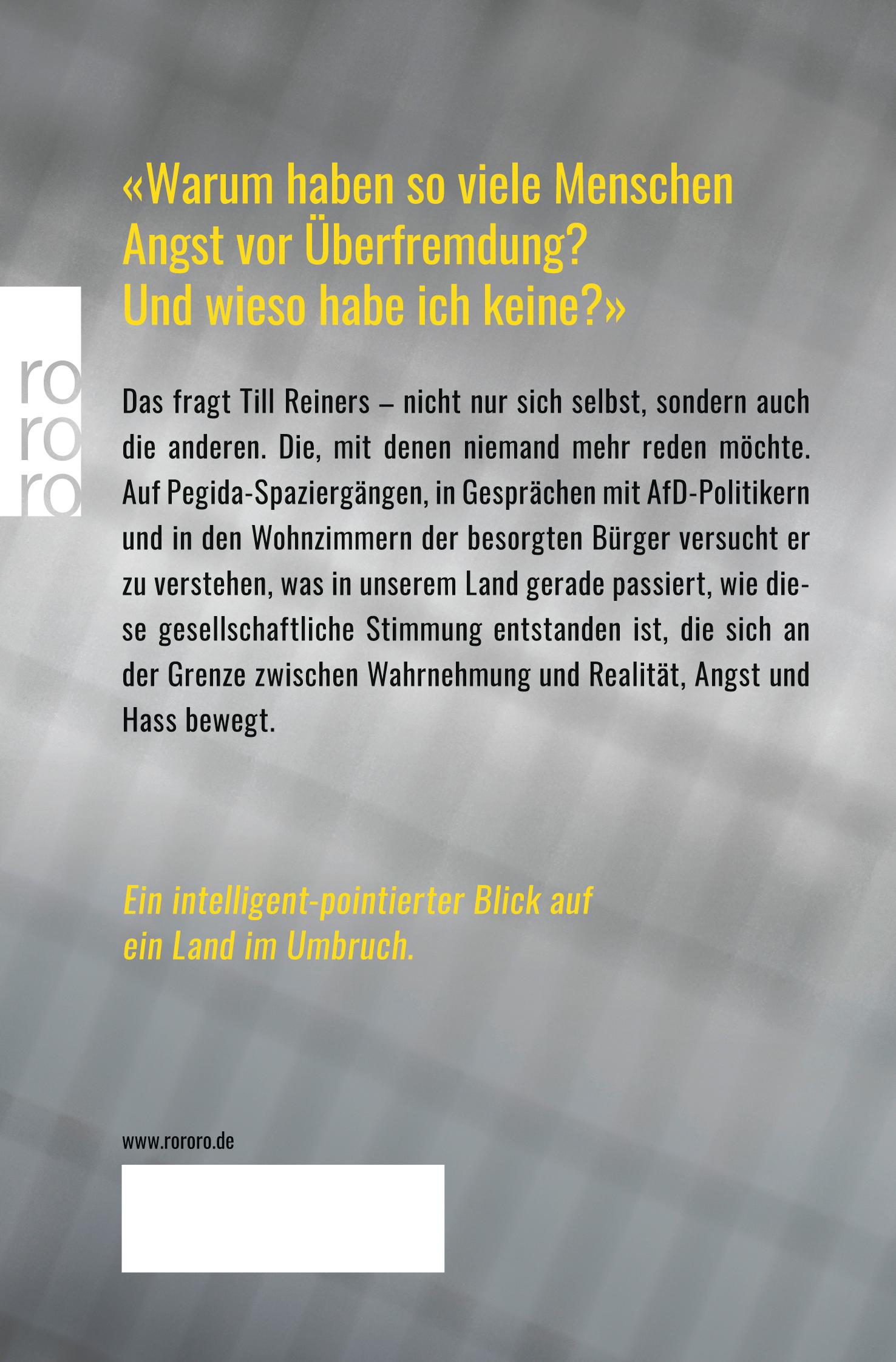 Rückseite: 9783499632143 | Von einem, der auszog, das Fürchten zu lernen | Till Reiners | Buch