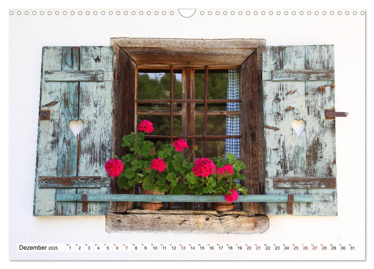 Bild: 9783435427703 | Bauernfenster (Wandkalender 2025 DIN A3 quer), CALVENDO Monatskalender