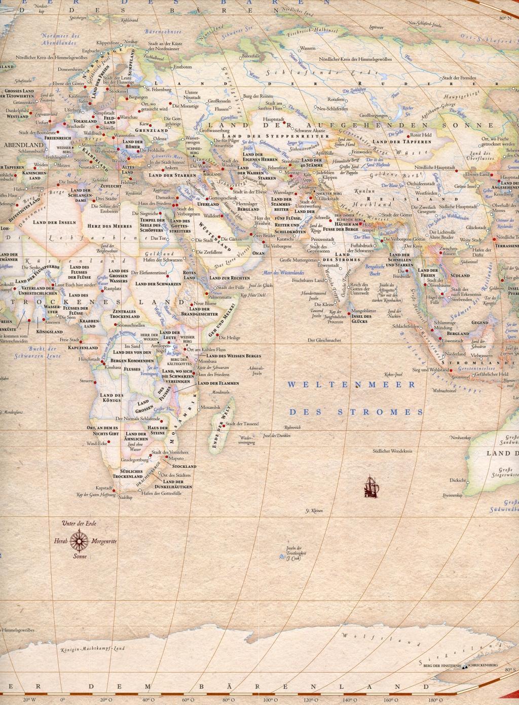 Bild: 9783981030150 | Atlas der Wahren Namen - Welt | Etymologische Karte | (Land-)Karte
