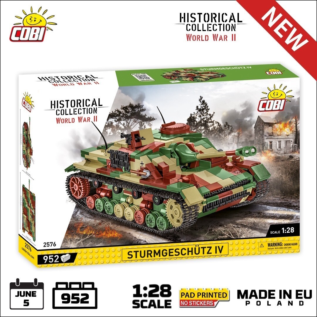 Cover: 5902251025762 | COBI Historical Collection 2576 - Sturmgeschütz IV, WWII, 954...