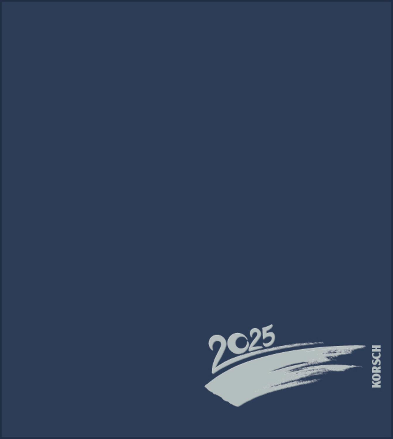 Cover: 9783731877721 | Foto-Malen-Basteln Bastelkalender dunkelblau 2025 | Verlag Korsch