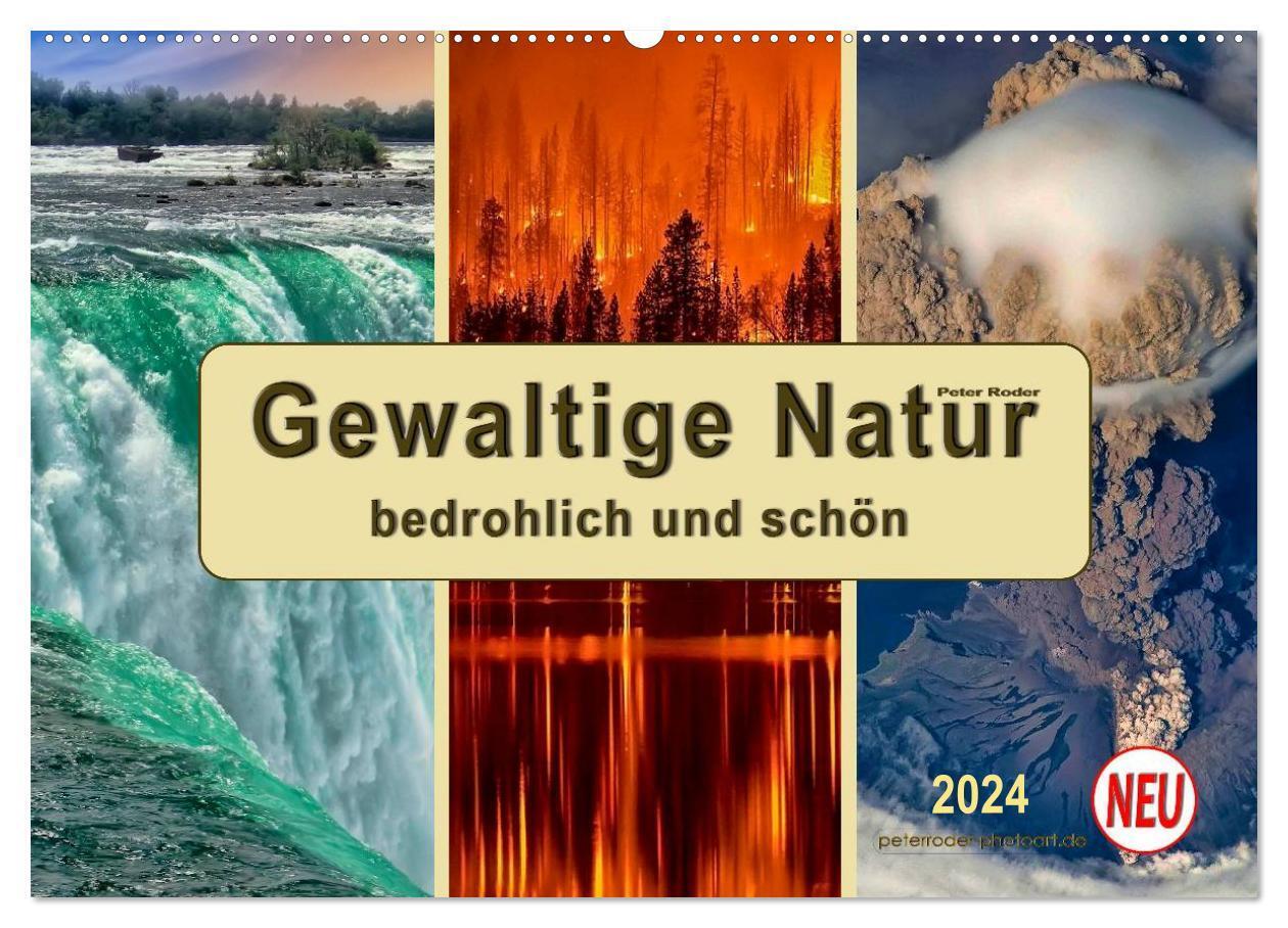 Cover: 9783675464001 | Gewaltige Natur - bedrohlich und schön (Wandkalender 2024 DIN A2...