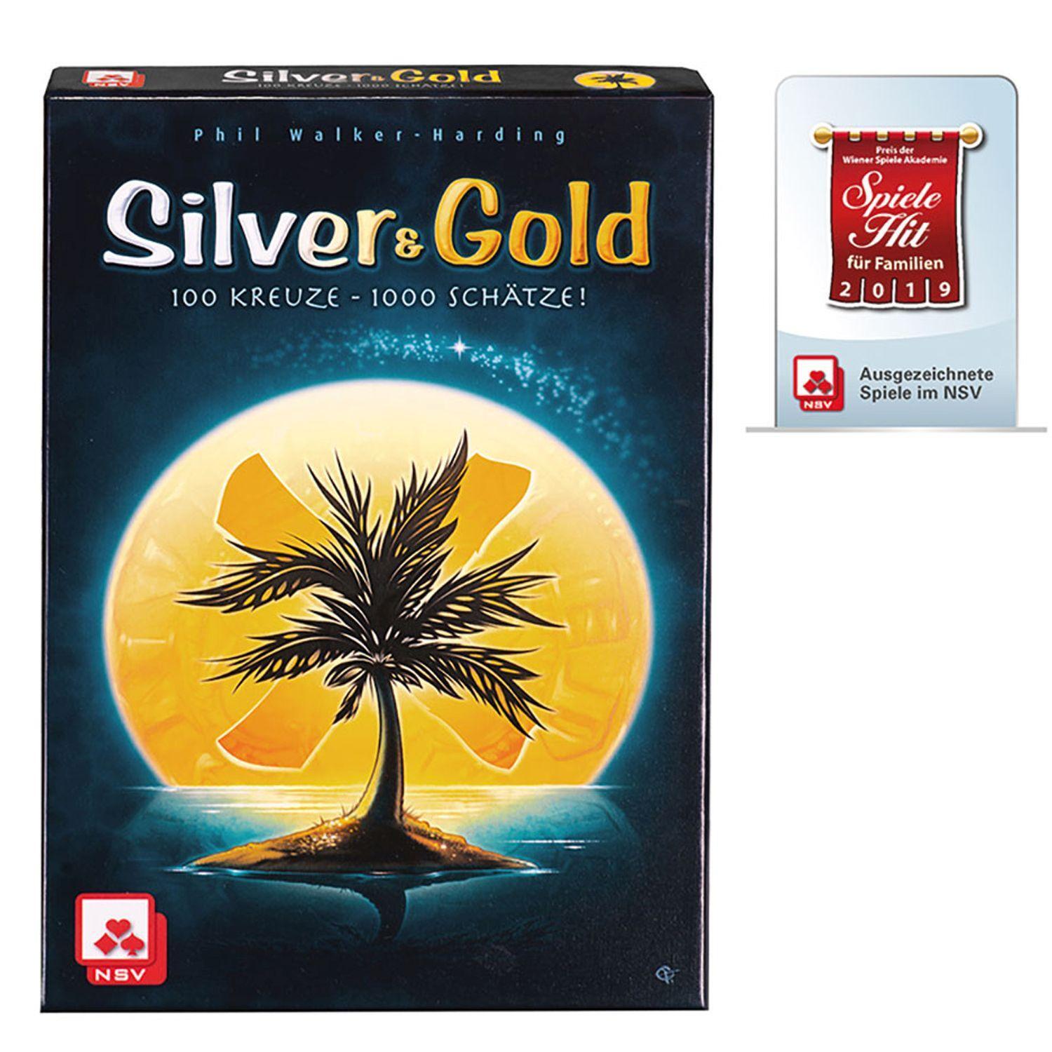 Cover: 4012426880957 | Silver & Gold | Phil Walker Harding | Spiel | Brettspiel | Deutsch