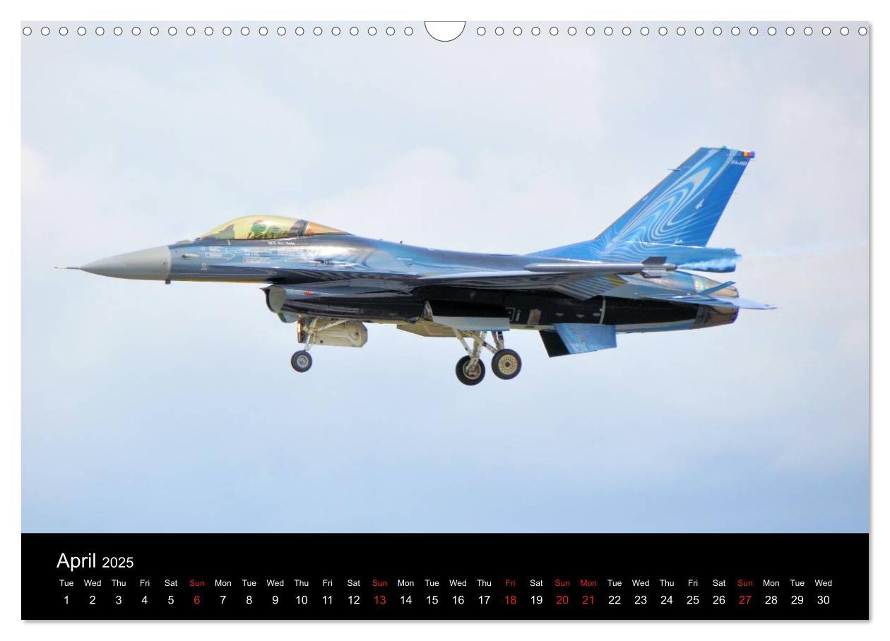 Bild: 9781325954186 | General Dynamics F-16 Fighting Falcon (Wall Calendar 2025 DIN A3...