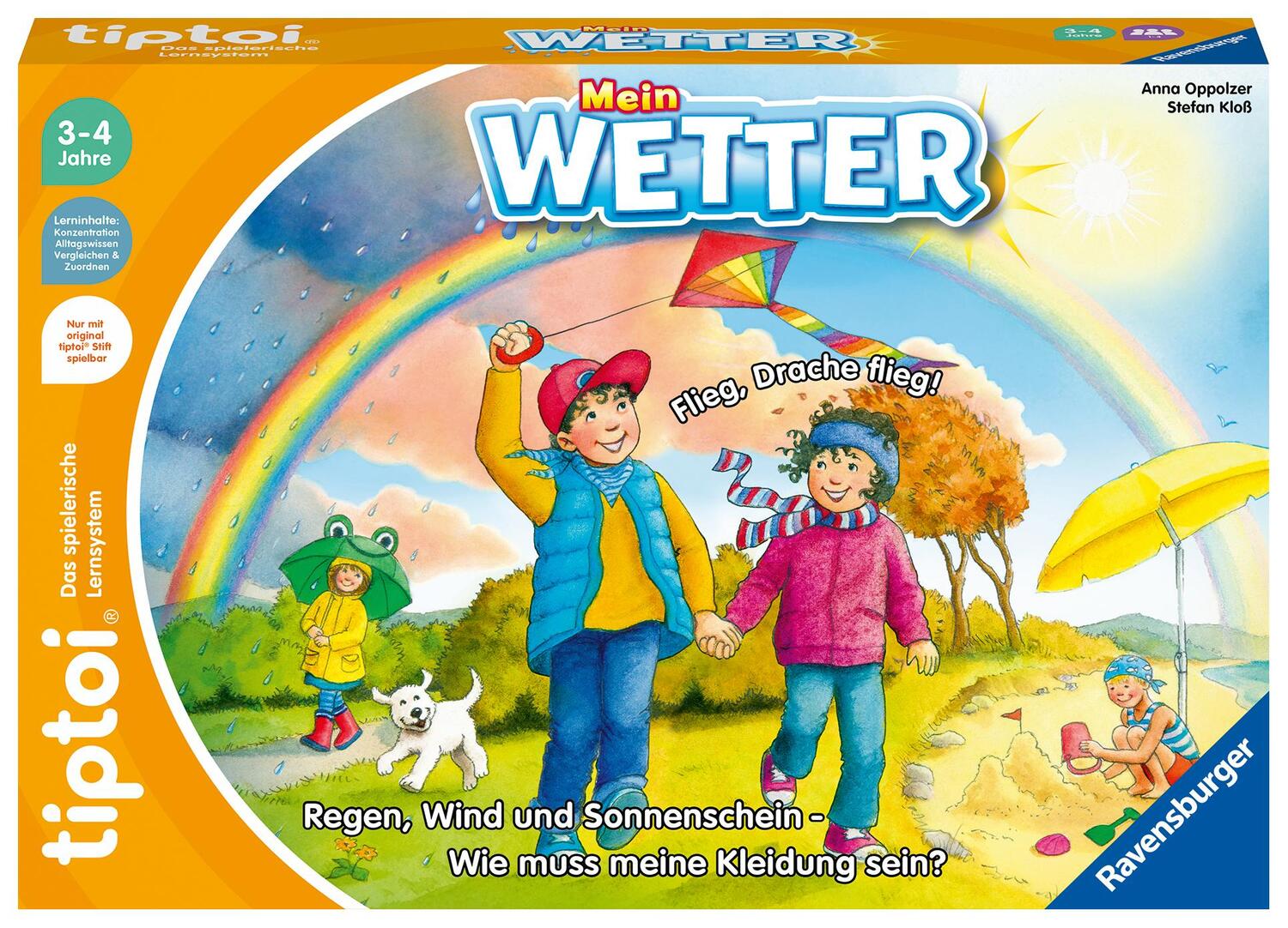 Cover: 4005556001187 | Ravensburger tiptoi Spiel 00118 Mein Wetter - Lernspiel von...