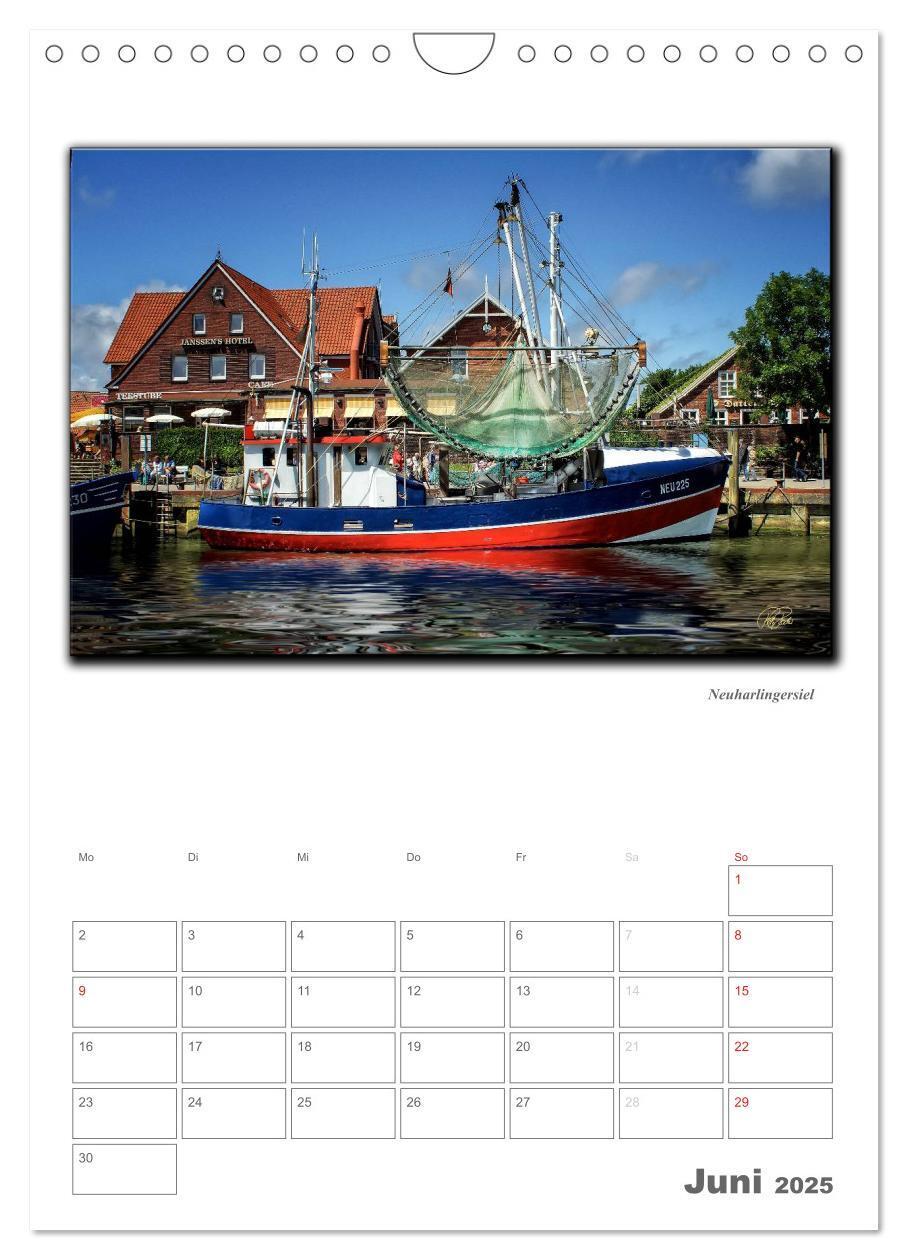 Bild: 9783457059104 | Ostfriesland - die bezaubernden alten Häfen / Planer (Wandkalender...