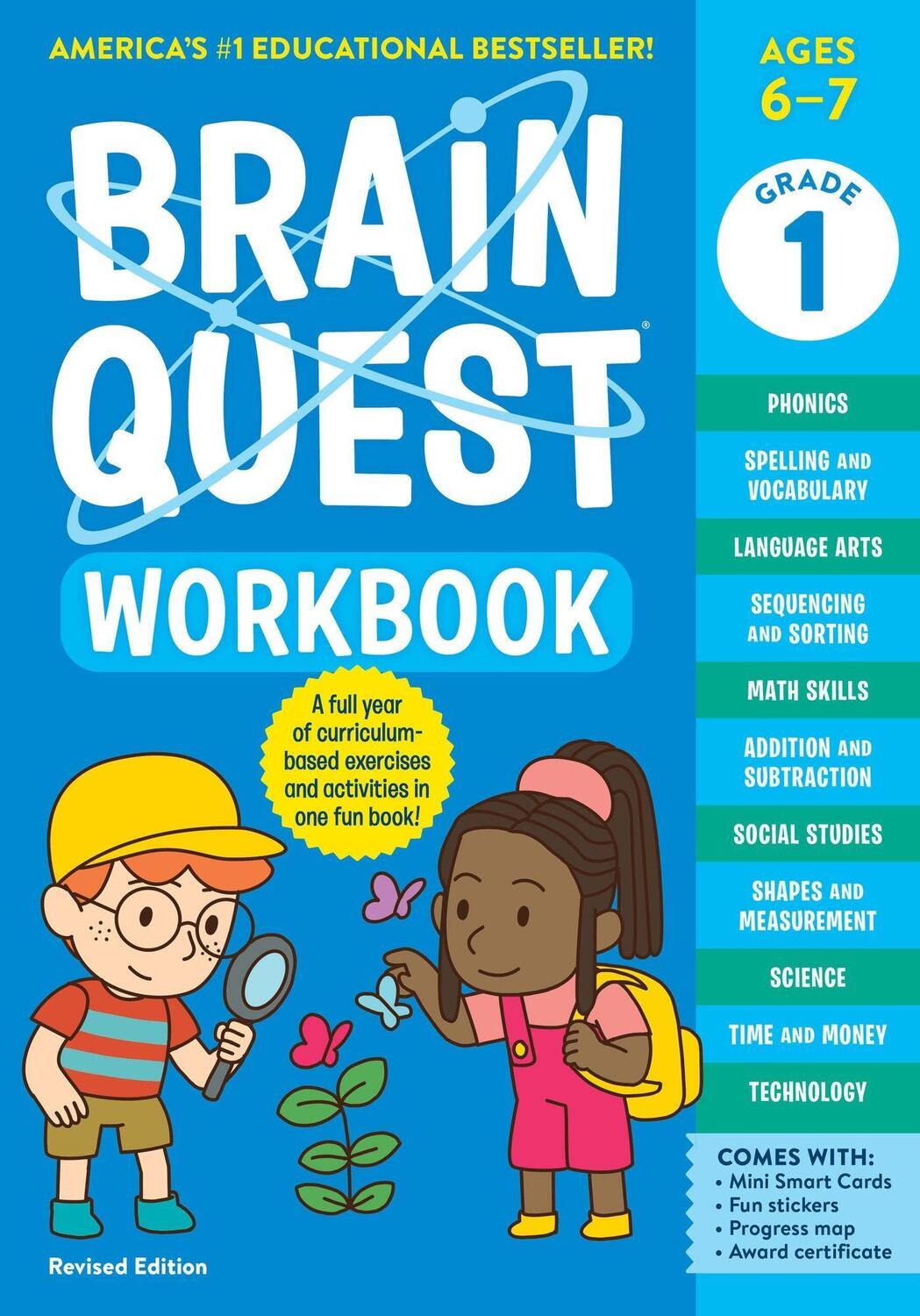 Cover: 9781523517350 | Brain Quest Workbook: 1st Grade Revised Edition | Workman Publishing
