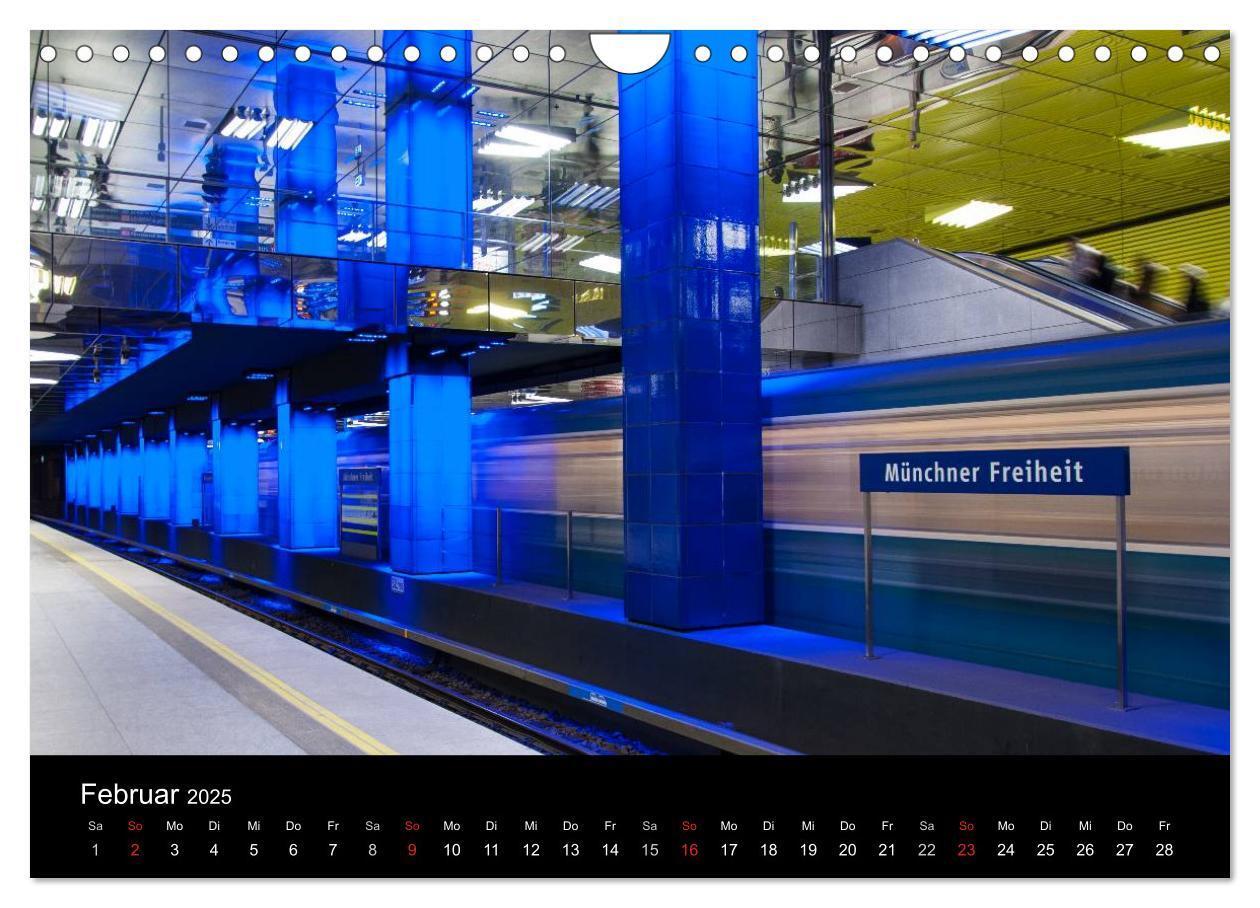 Bild: 9783435669981 | U-Bahn in München (Wandkalender 2025 DIN A4 quer), CALVENDO...