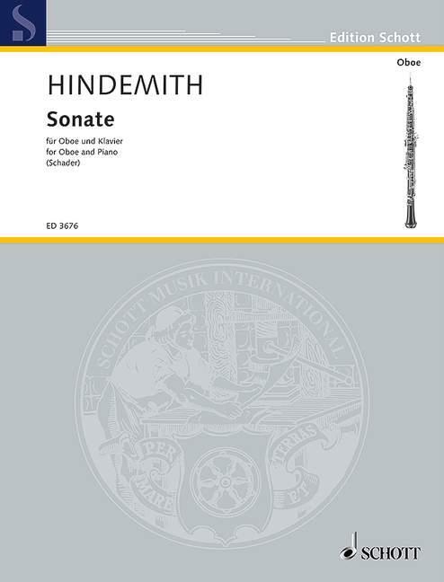 Cover: 9790001043984 | Sonate | Oboe und Klavier., Edition Schott | Paul Hindemith | Buch