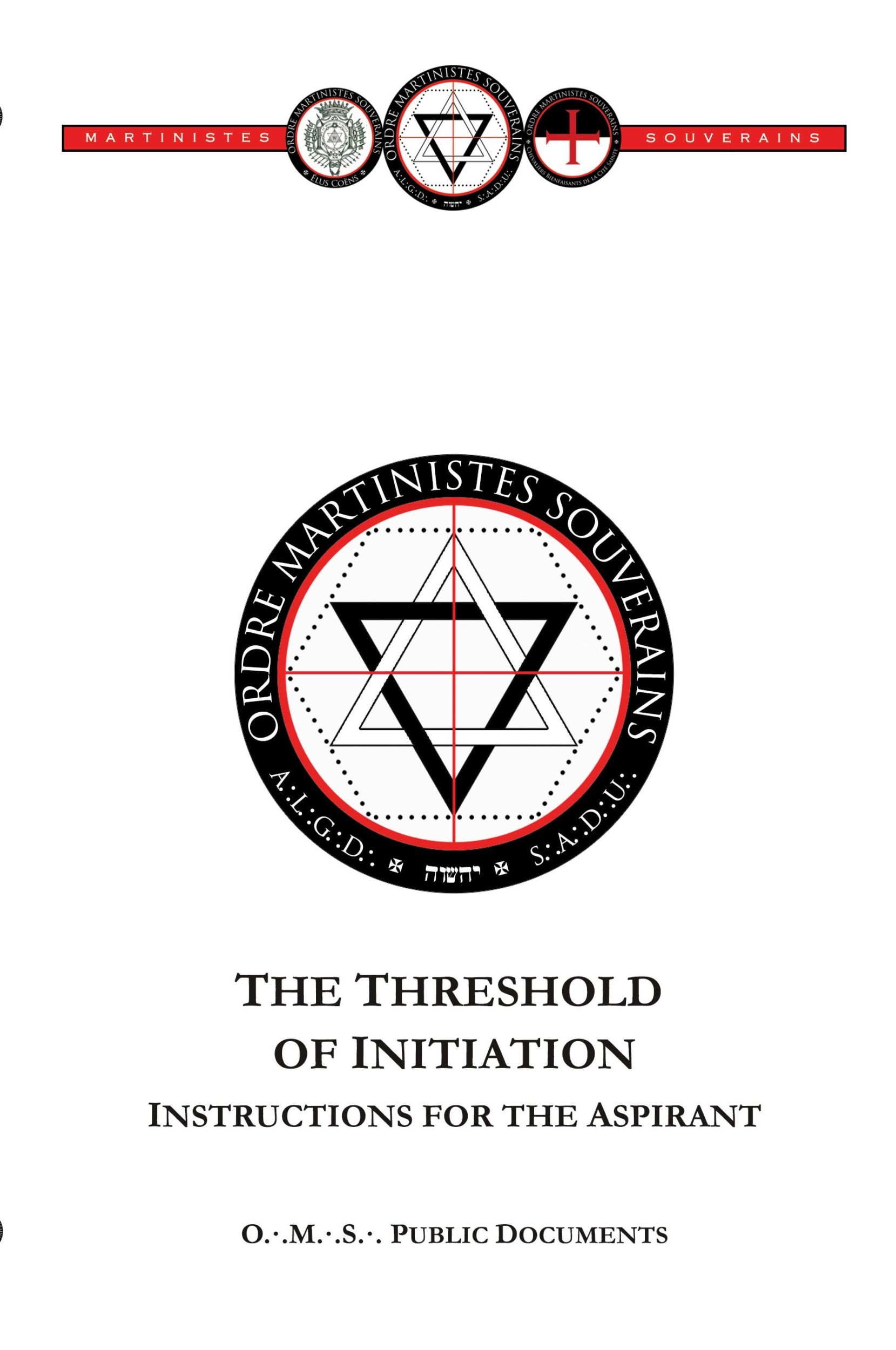 Cover: 9781716807695 | Threshold of Initiation | Instructions for the Aspirant | Souverains