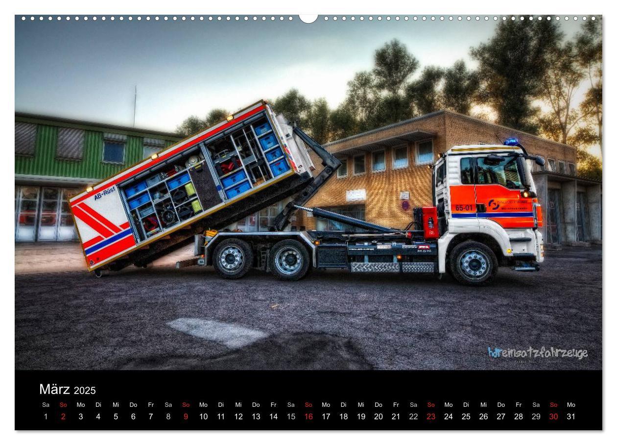 Bild: 9783435630349 | Einsatzfahrzeuge der Feuerwehr (hochwertiger Premium Wandkalender...