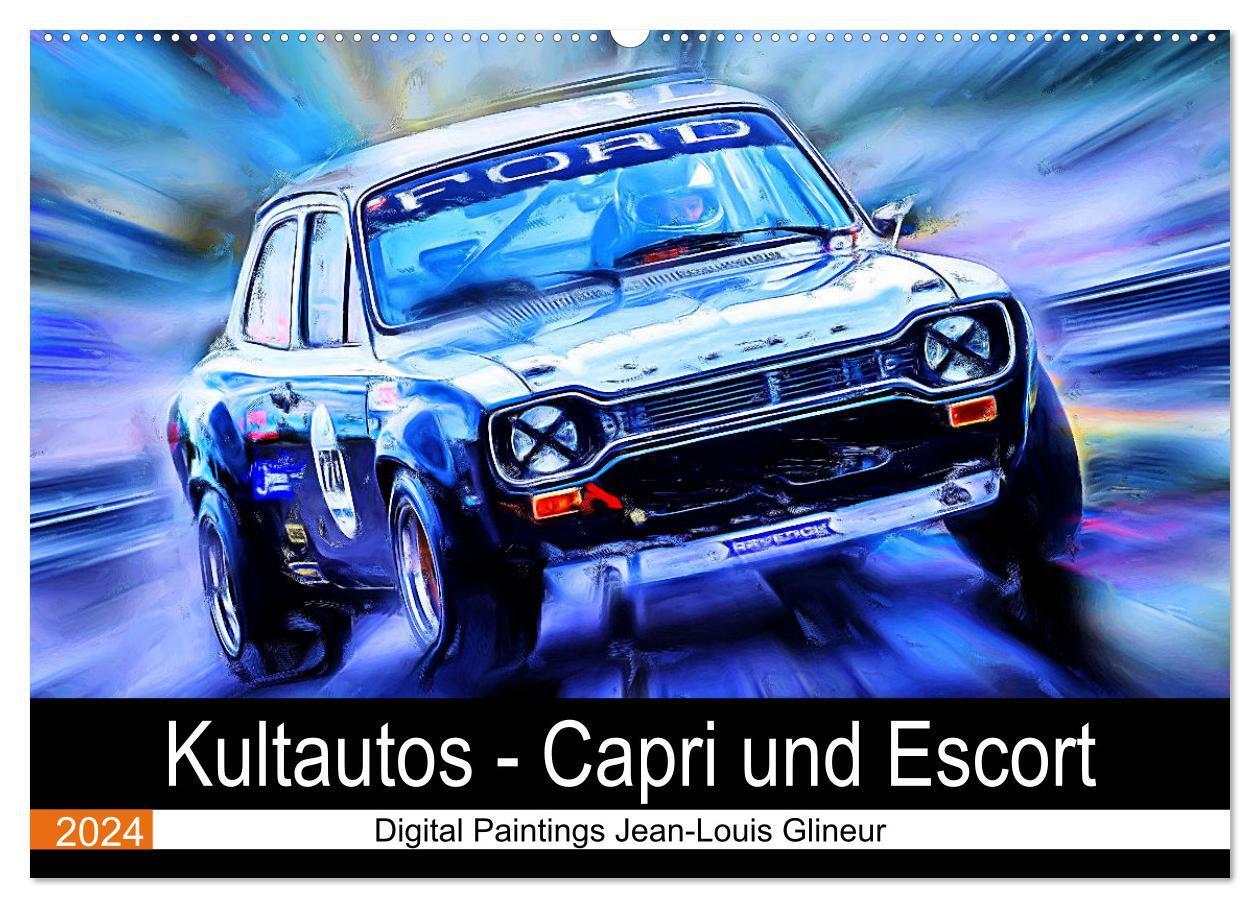 Cover: 9783675662179 | Kultautos - Capri und Escort (Wandkalender 2024 DIN A2 quer),...