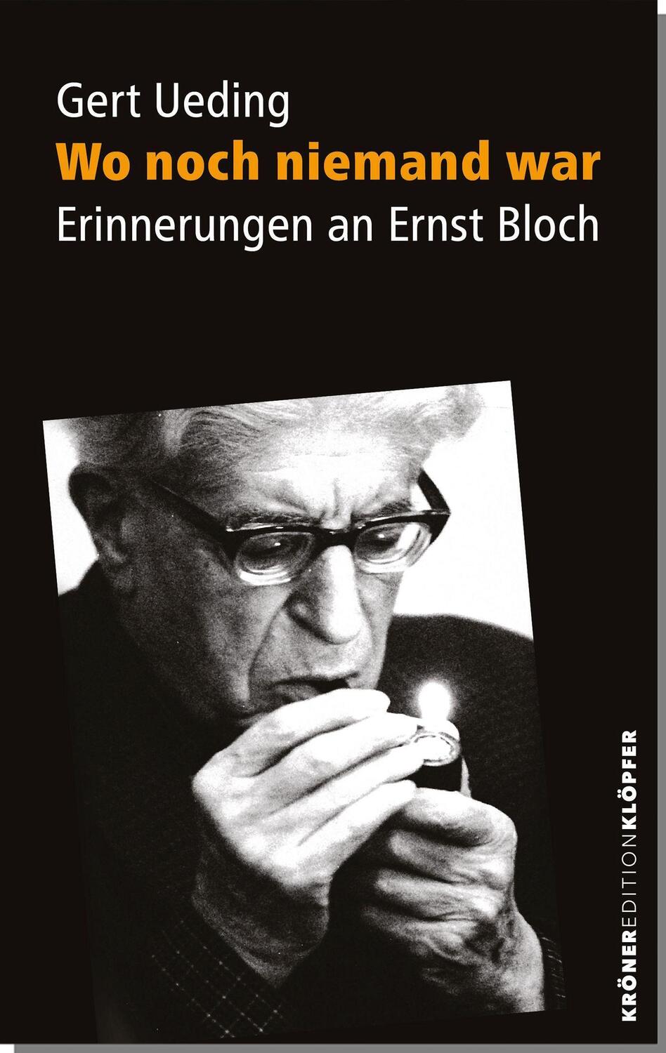 Cover: 9783520770080 | Wo noch niemand war | Erinnerungen an Ernst Bloch | Gert Ueding | Buch