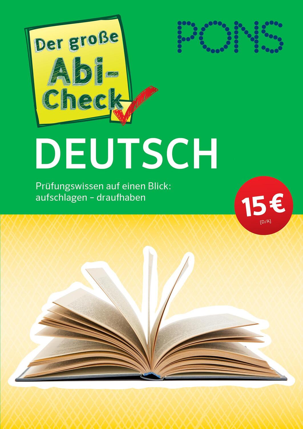Cover: 9783125625792 | PONS Der große Abi-Check Deutsch | Buch | PONS Abi-Check | Deutsch