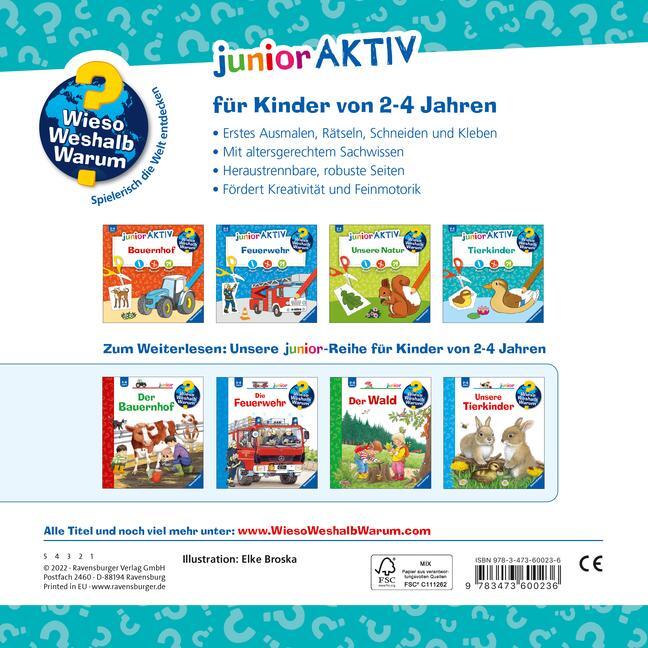 Bild: 9783473600236 | Wieso? Weshalb? Warum? junior AKTIV: Tierkinder | Elke Broska | Buch