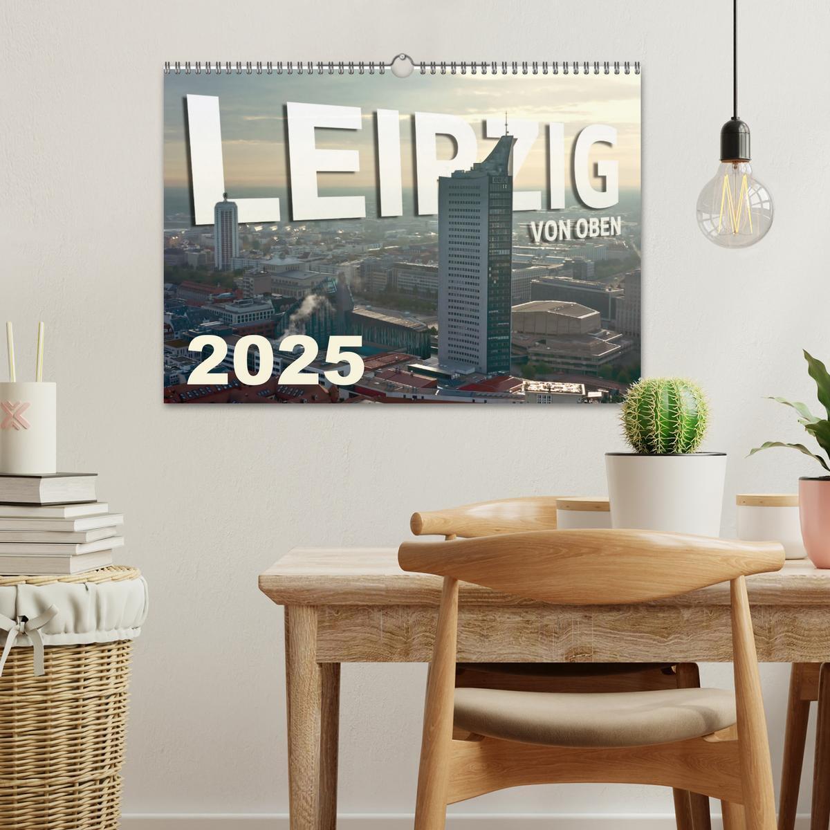 Bild: 9783383988769 | Leipzig von Oben 2025 (Wandkalender 2025 DIN A3 quer), CALVENDO...