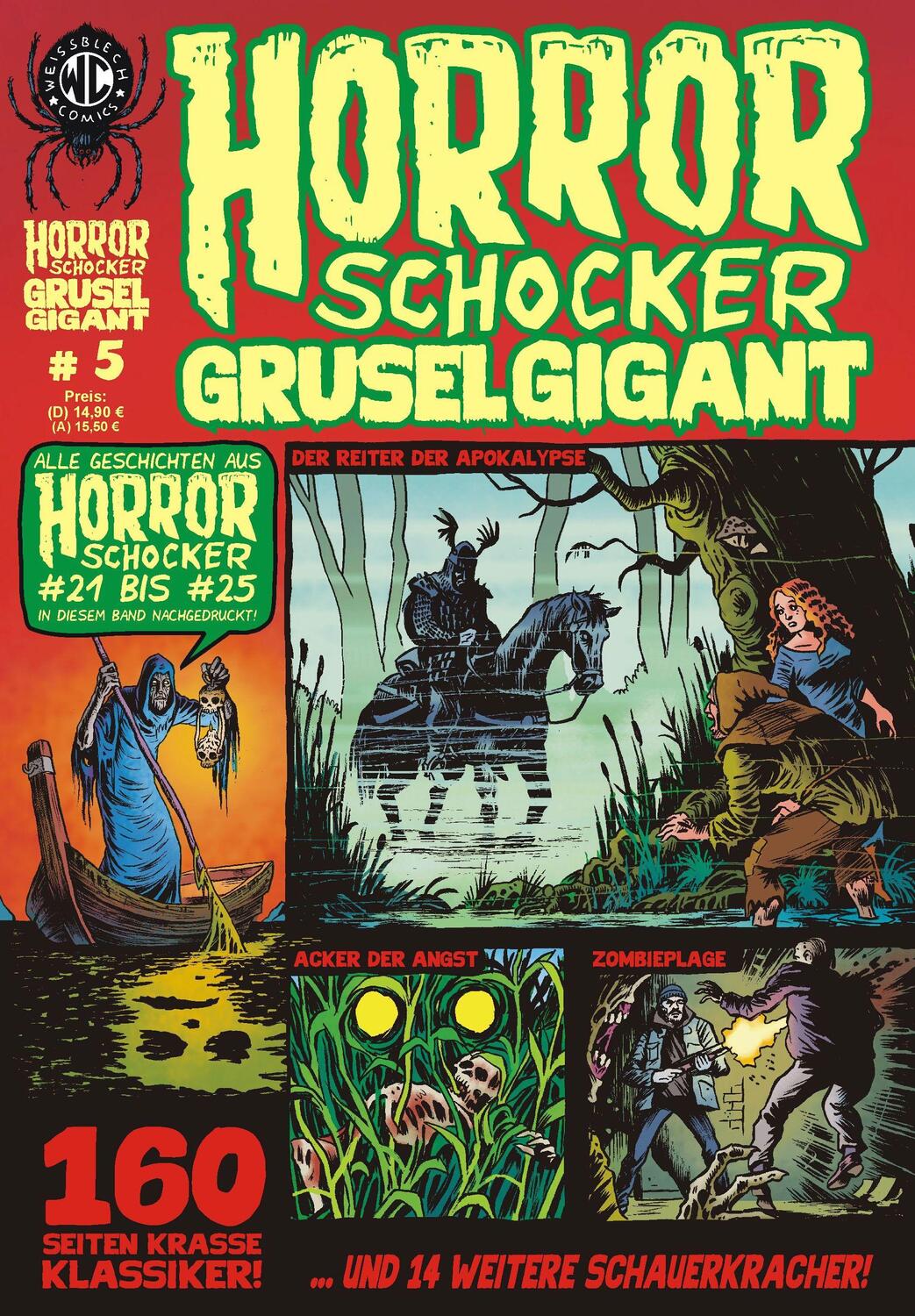 Cover: 9783869590745 | Horrorschocker Grusel Gigant 5 | Horrorschocker 21 bis 25 | Buch