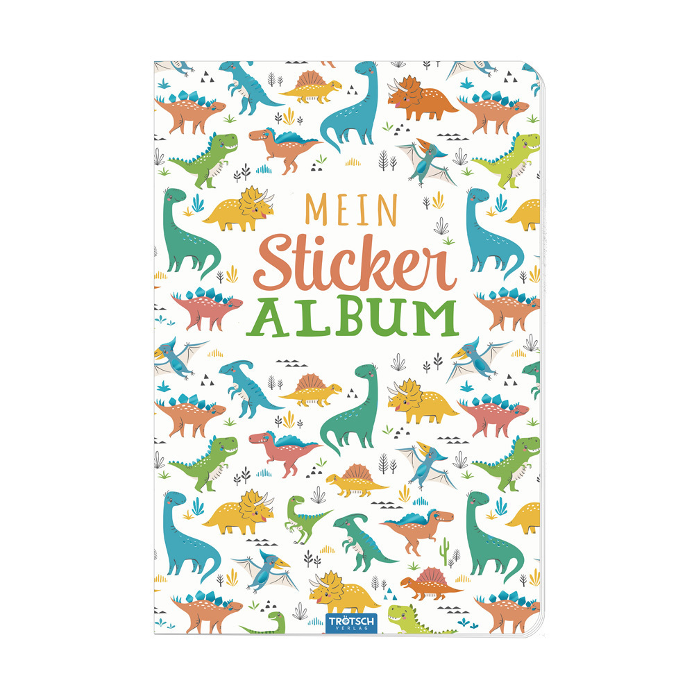 Cover: 4260619118329 | Trötsch Mein Stickeralbum: Dino Stickerbuch | Album zum Sammeln | Buch