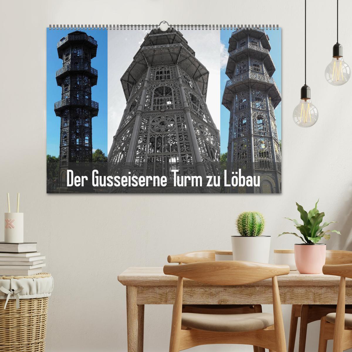 Bild: 9783435571949 | Der Gusseiserne Turm zu Löbau (Wandkalender 2025 DIN A2 quer),...