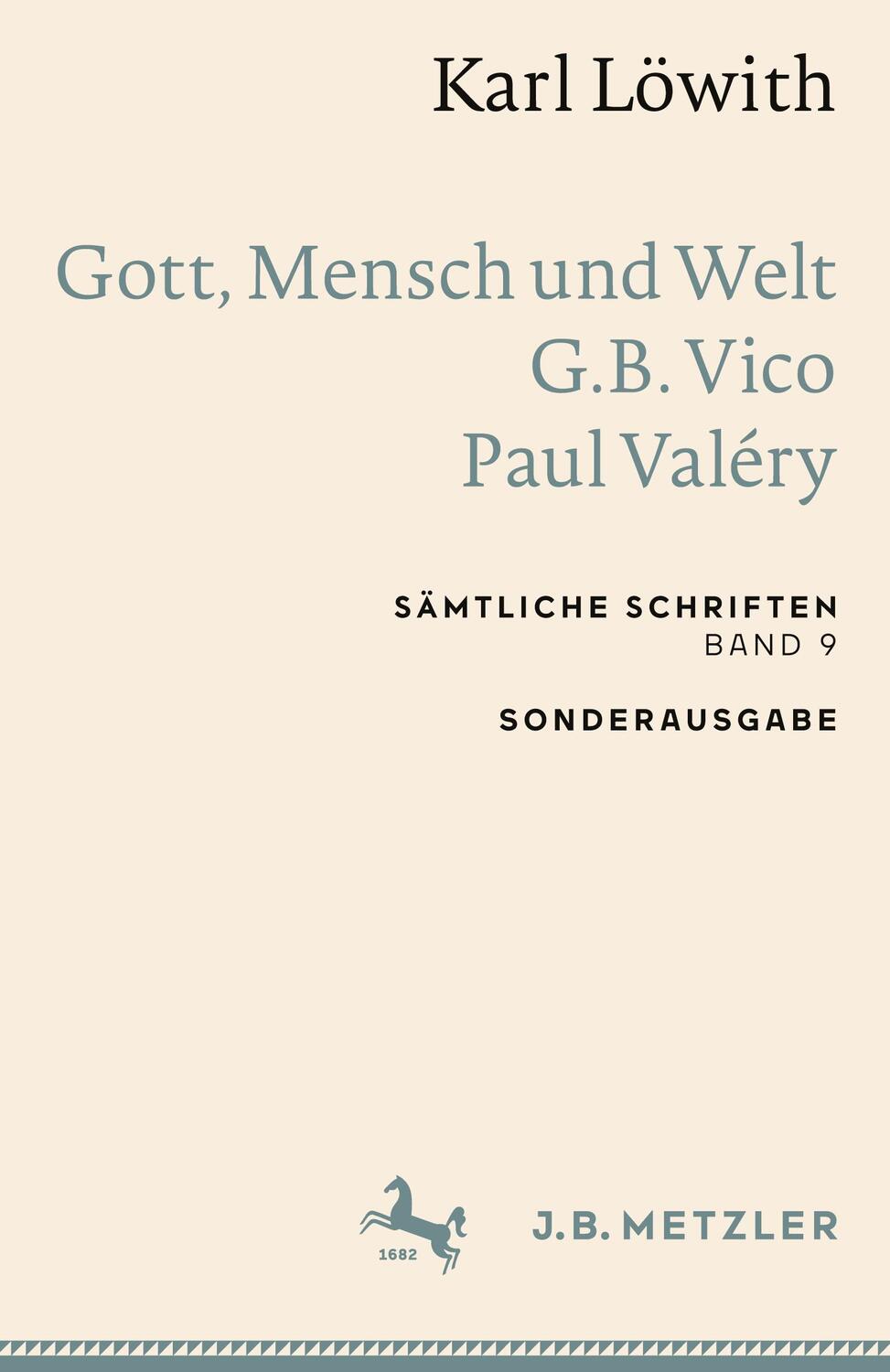 Cover: 9783662660102 | Sämtliche Schriften | Karl Löwith | Taschenbuch | Paperback | Deutsch