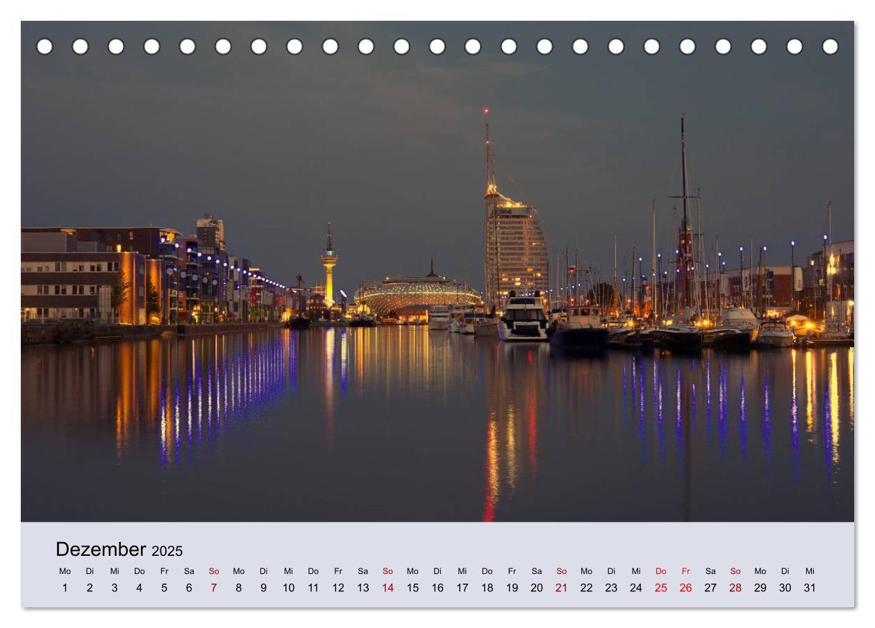 Bild: 9783435355181 | Bremerhaven. Die Seestadt an der Nordseeküste (Tischkalender 2025...