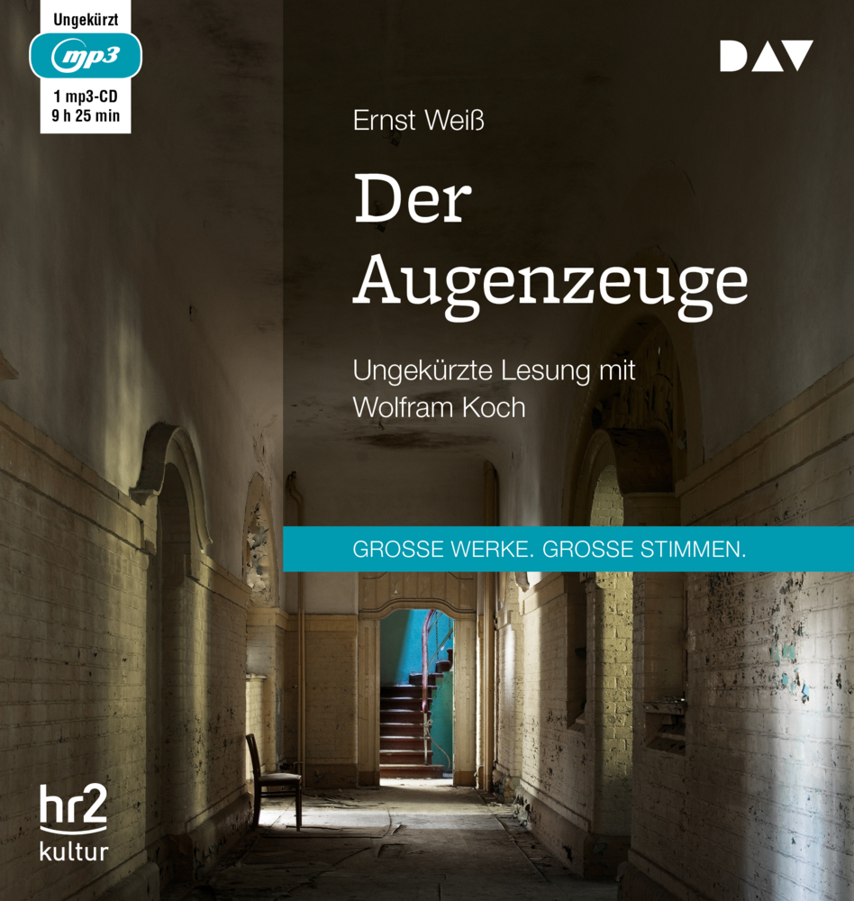 Cover: 9783742409256 | Der Augenzeuge, 1 Audio-CD, 1 MP3 | Ernst Weiß | Audio-CD | Deutsch
