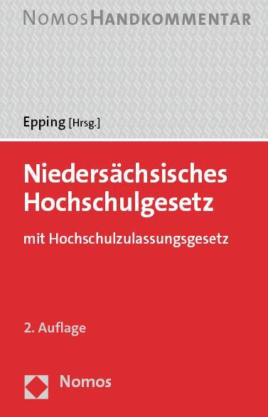 Cover: 9783756002313 | Niedersächsisches Hochschulgesetz | mit Hochschulzulassungsgesetz