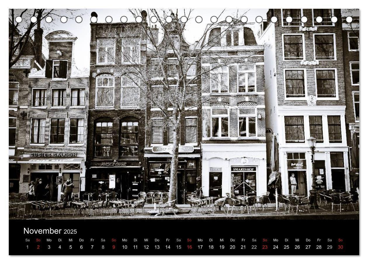 Bild: 9783435780075 | Amsterdam 2025 (Tischkalender 2025 DIN A5 quer), CALVENDO...