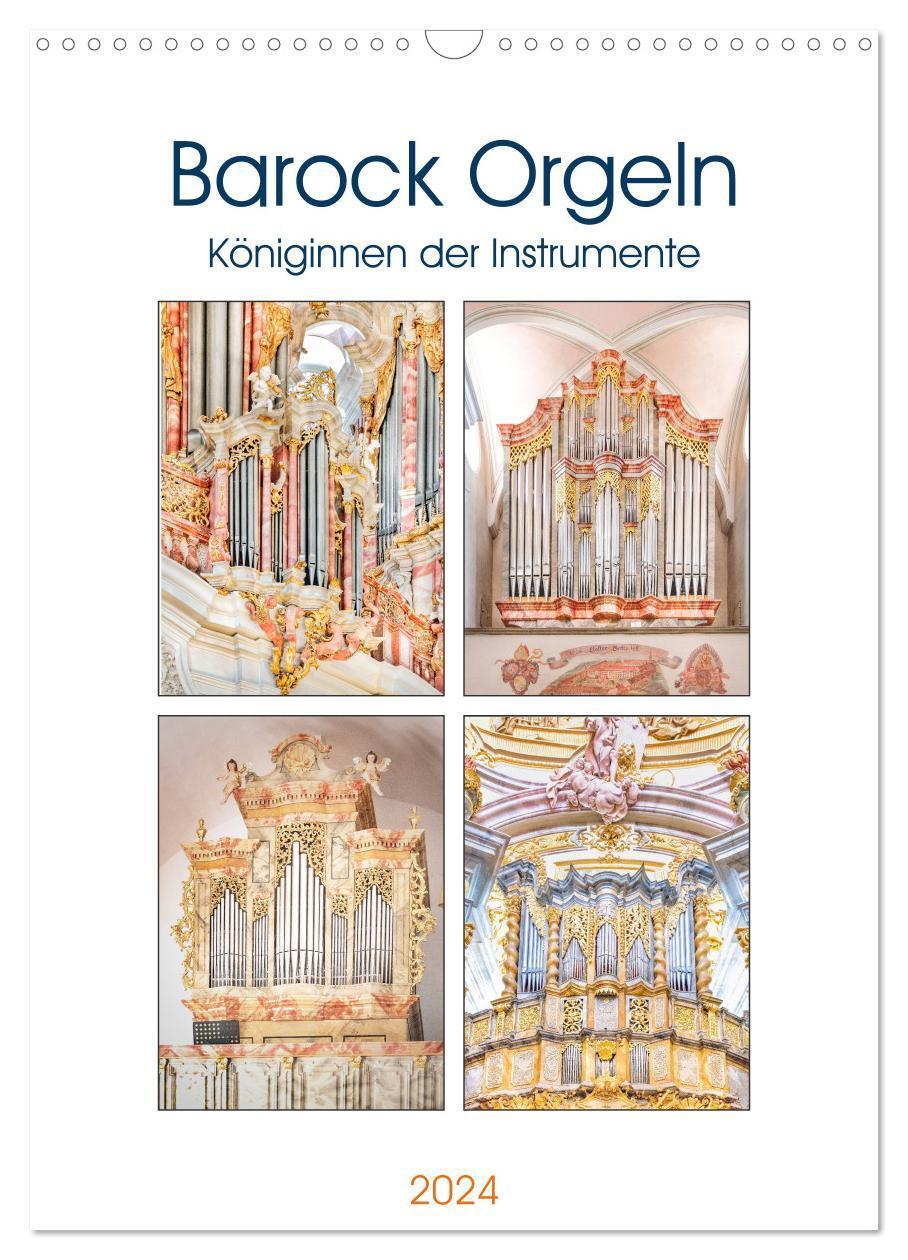 Cover: 9783675949720 | Barock Orgeln, Königinnen der Instrumente (Wandkalender 2024 DIN A3...