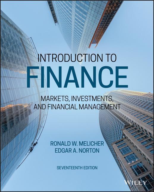 Cover: 9781119561170 | Introduction to Finance: Markets, Investments, and Financial...